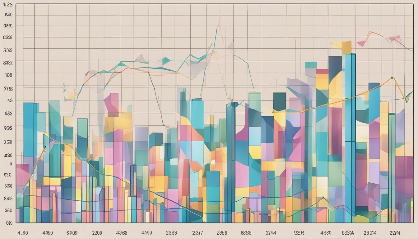 A graph showing real estate market signals and sex doll industry growth, with changing demographic data