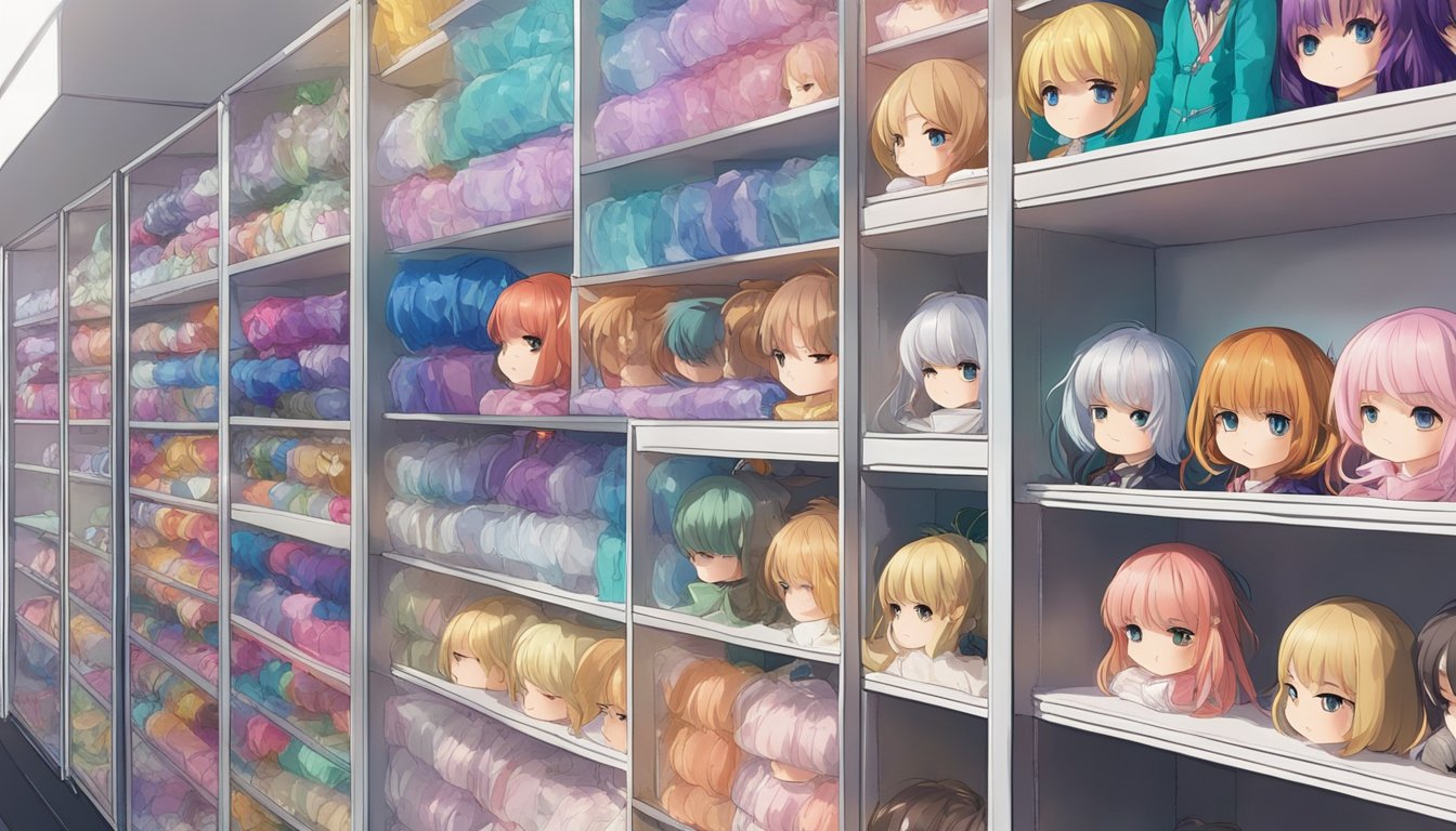 Sex dolls neatly organized on shelves with clear labels, accessible for regular maintenance and storage checks