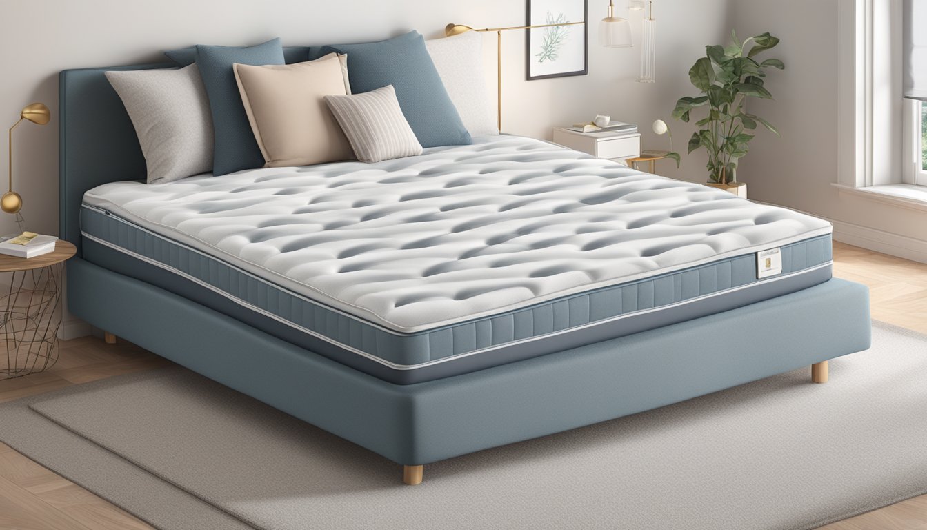 A luxurious foam mattress with plush, supportive layers and a soft, breathable cover