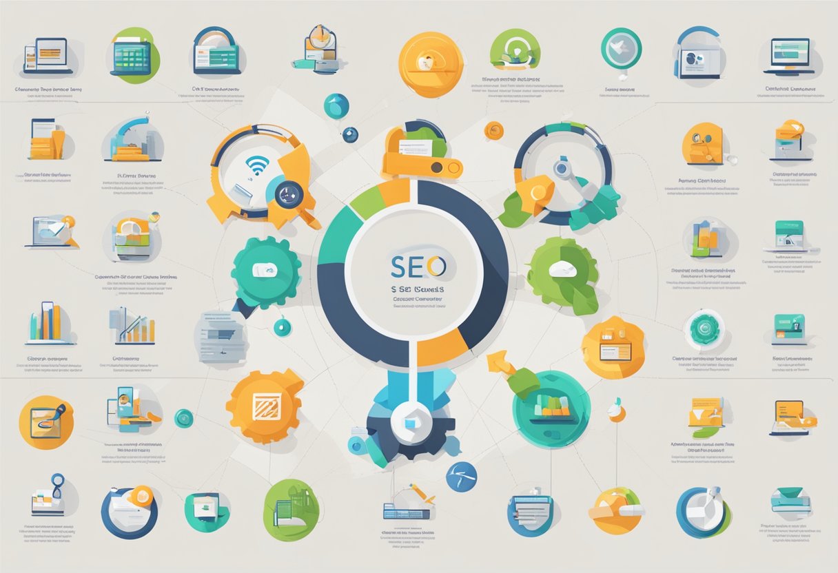 Various SEO tools displayed with benefits highlighted for comparison