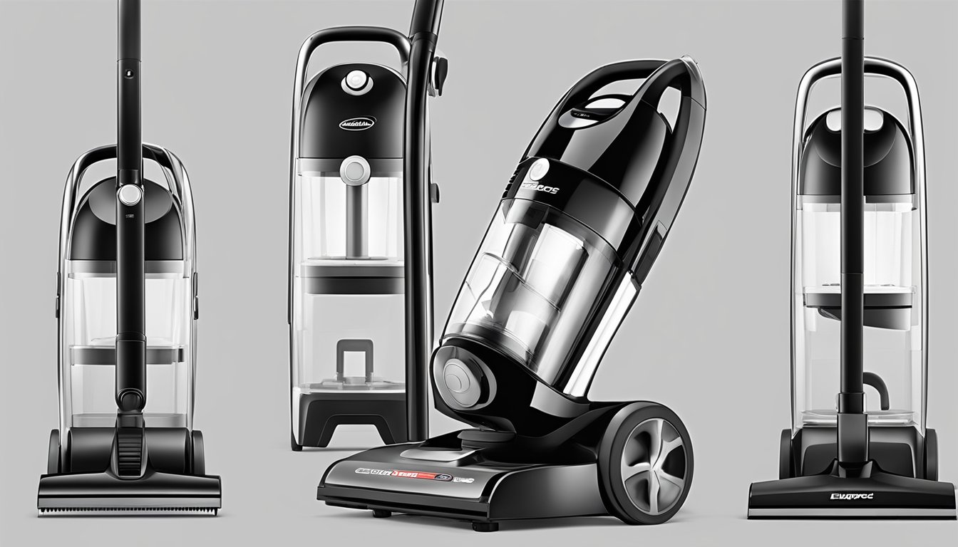 The Europace vacuum cleaner stands tall with sleek, modern design and powerful suction, making it perfect for cleaning any home with ease