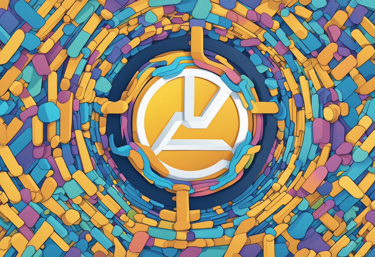 The ChainSwap logo stands out against a backdrop of interconnected chains, symbolizing seamless interoperability