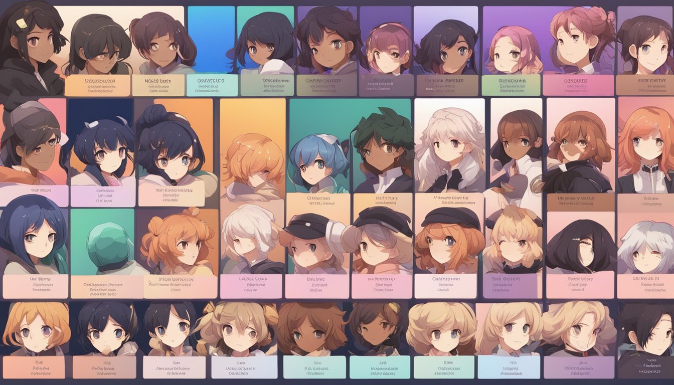 A palette of various skin tone colors arranged in a gradient, with labels indicating undertones and descriptions of how to select the right shade