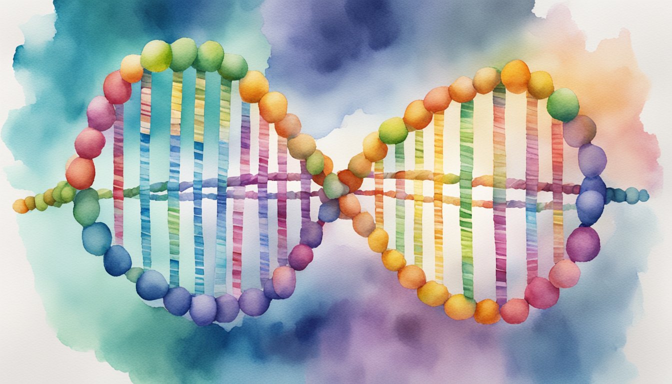 A DNA strand is being cut and edited by CRISPR proteins, changing its genetic code.</p><p>The modified DNA strand is then integrated into a living cell, altering its characteristics