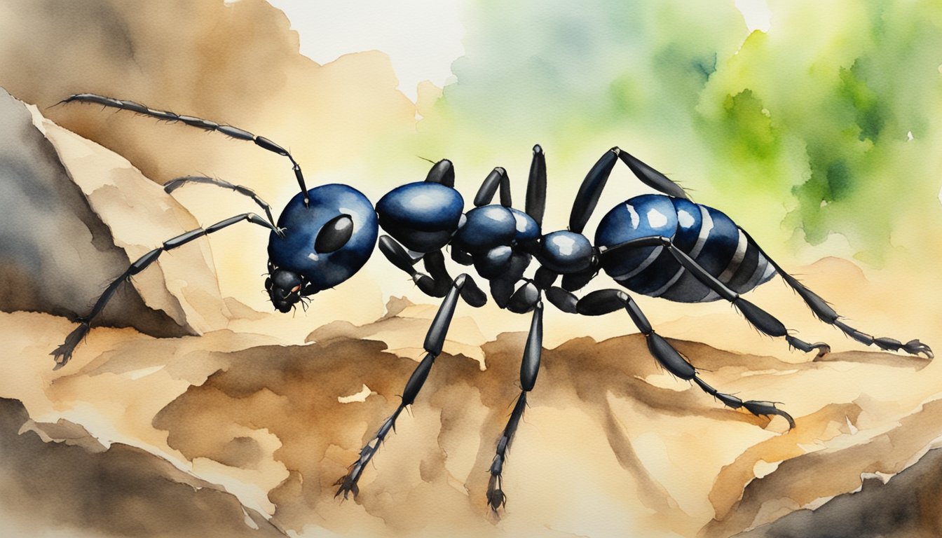 Ants release venom to defend against predators and capture prey.</p><p>They inject venom through their stingers, causing paralysis or death to their victims