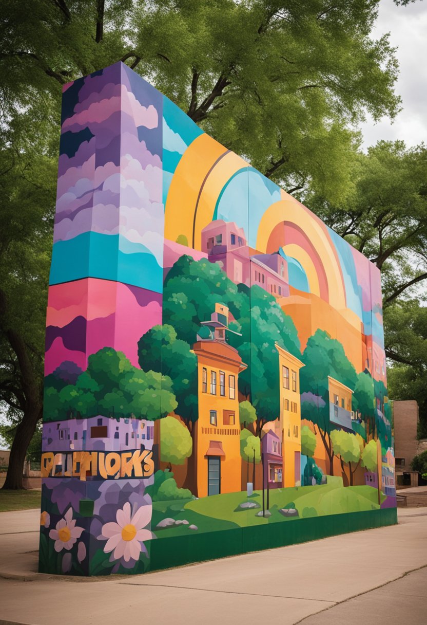 Vibrant murals adorn Waco parks, drawing in community members to admire and support public art