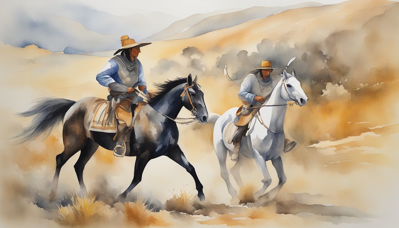 Horses transformed indigenous cultures, enabling faster travel and more efficient hunting and warfare