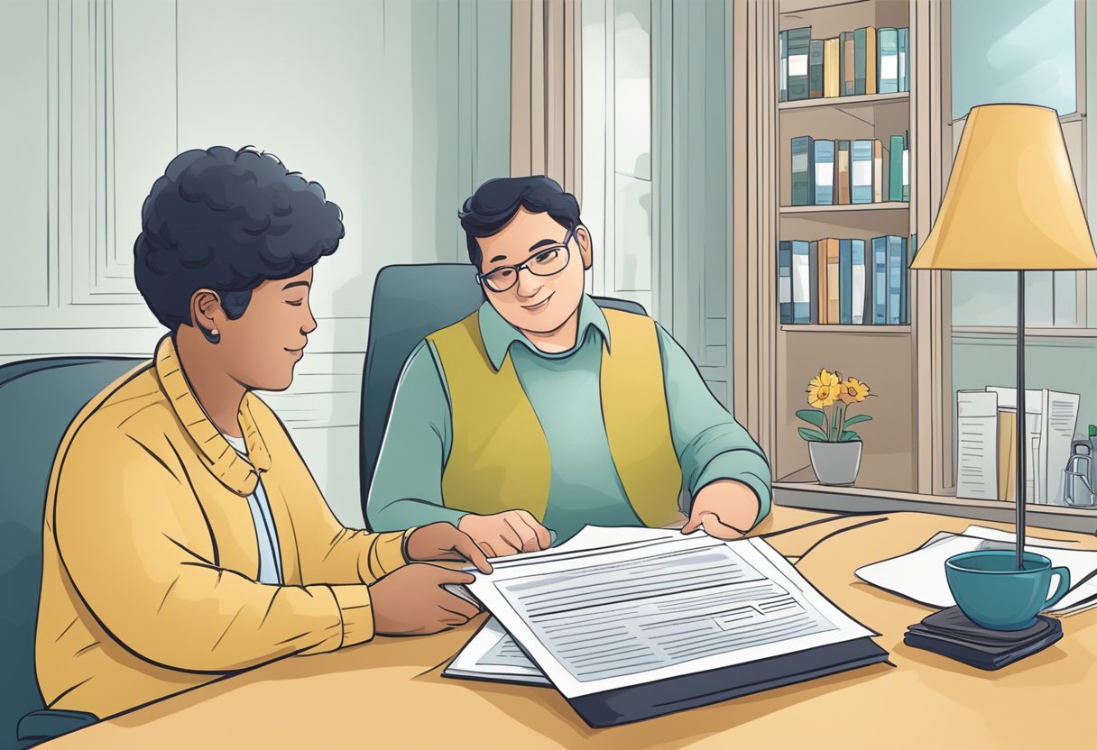 Alienação Mental e Isenção Imposto de Renda: Entenda Seus Direitos 3 A person with a mental disability receiving a tax exemption certificate from a government official