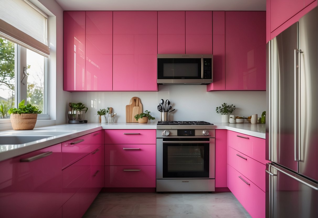 Best 30 Pink Kitchen Cabinets Ideas For A Playful And Chic Look - Quiet 