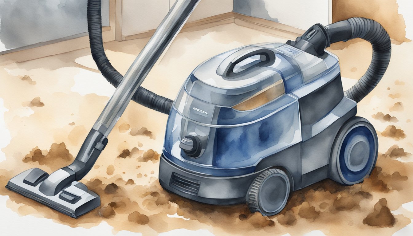 A vacuum cleaner sucks in dirt and debris through a rotating brush and powerful suction mechanism.</p><p>The dirt is collected in a bag or canister for easy disposal.</p><p>Regular maintenance includes emptying the bag or canister, cleaning the filter, and checking for block