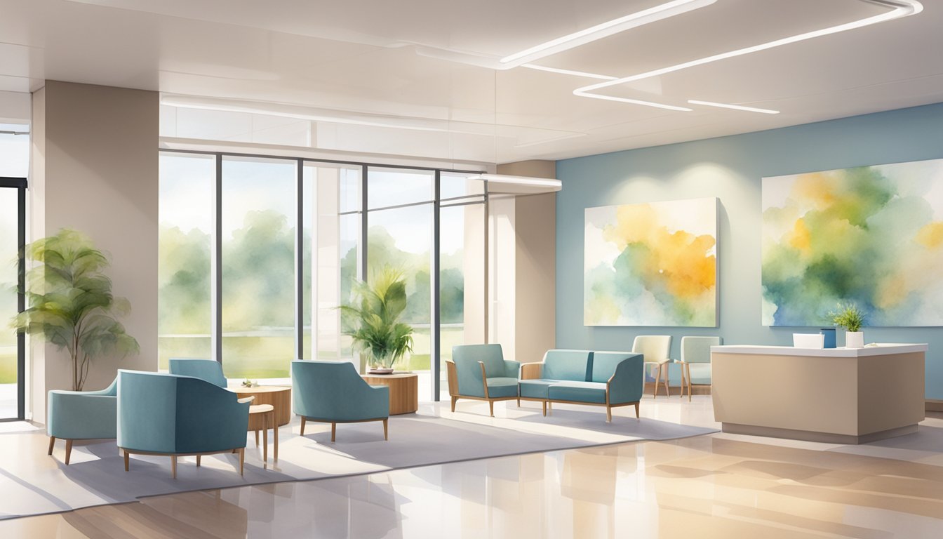 A modern, clean clinic with a welcoming reception area and professional staff.</p><p>Bright, natural lighting and comfortable seating for clients