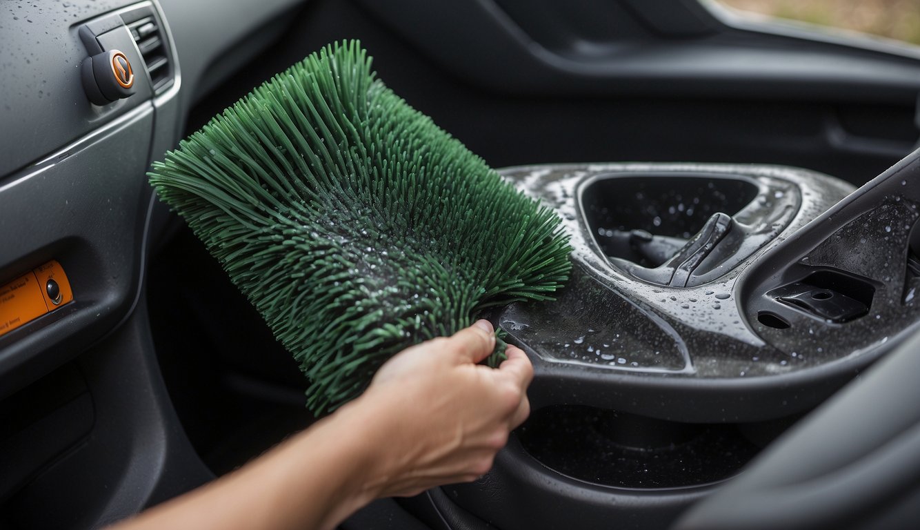 How to clean rubber car mats
