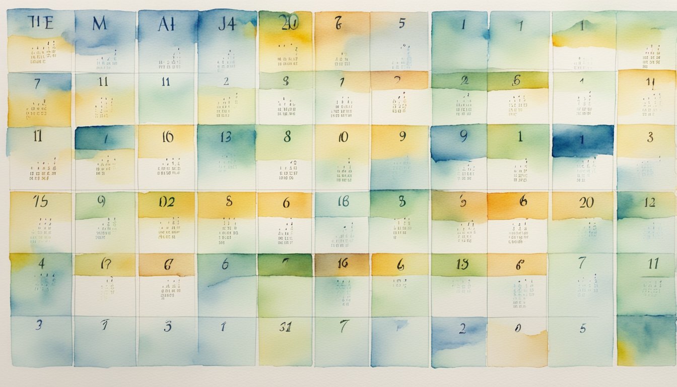 A calendar with 21 consecutive days crossed off, indicating the time it takes to form a habit