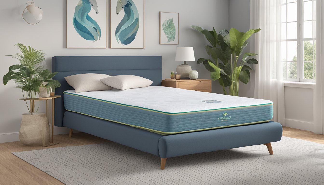 A seahorse single mattress is shown with its plush, supportive surface and breathable fabric, highlighting its comfort and quality