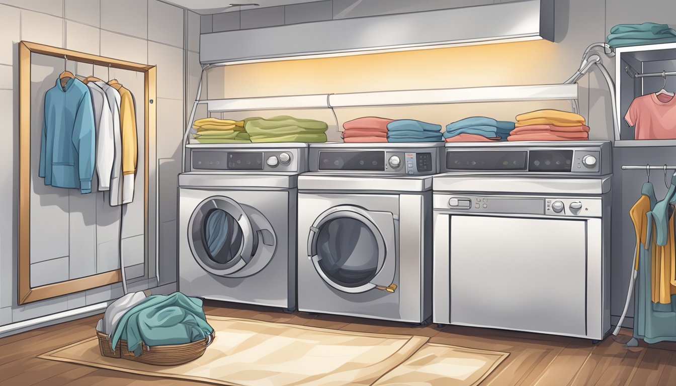 Clothes in a dryer, set to high heat for 30 minutes. Vacuum and steam clean infested areas