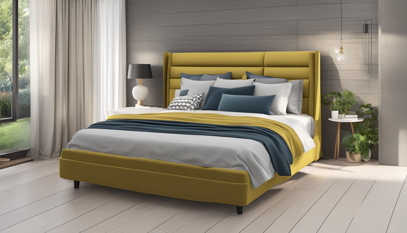 A standard queen size bed measures 152 cm in width and 203 cm in length
