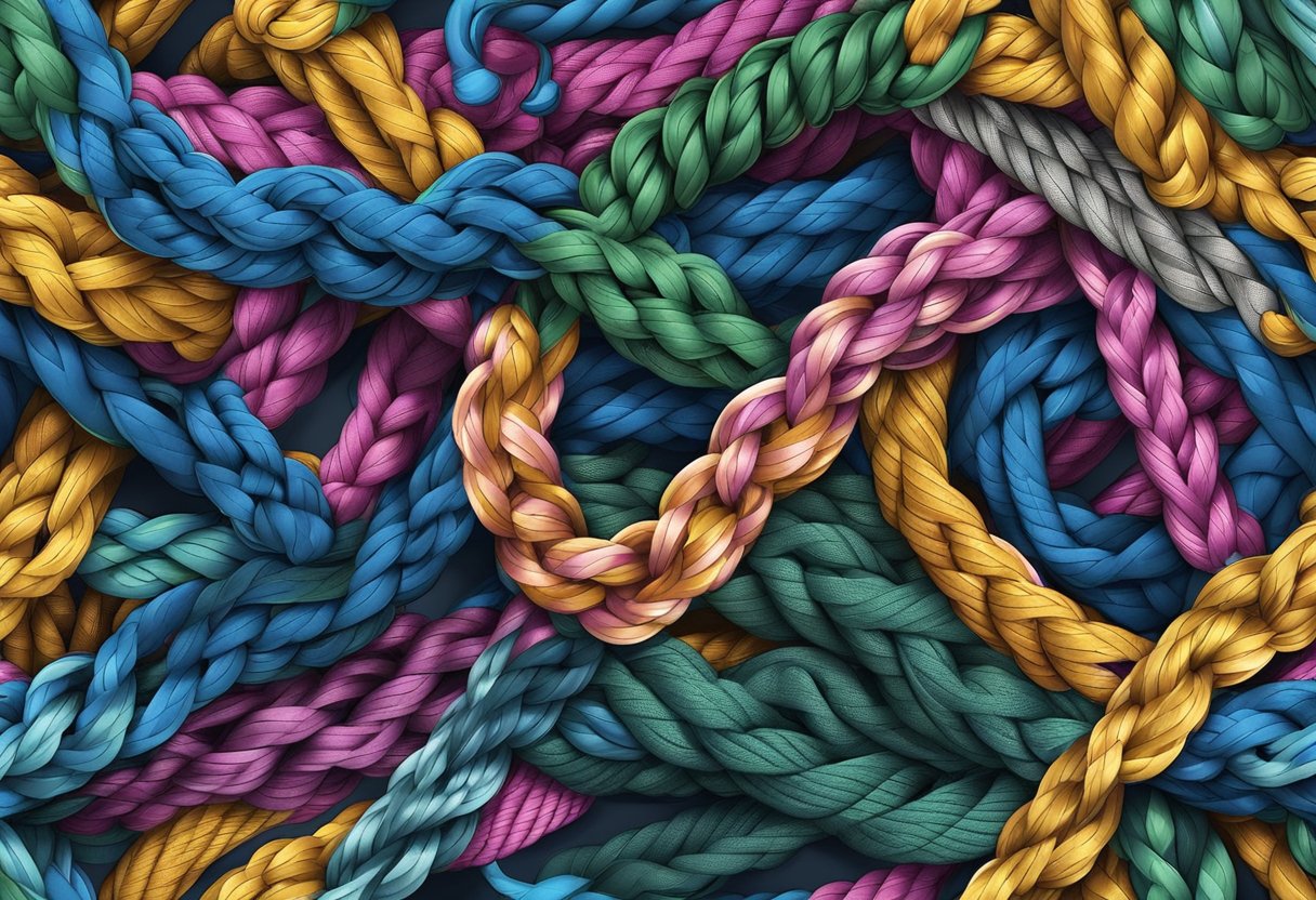 A tangle of paracord and paracorp logos, with a sense of exploration and curiosity