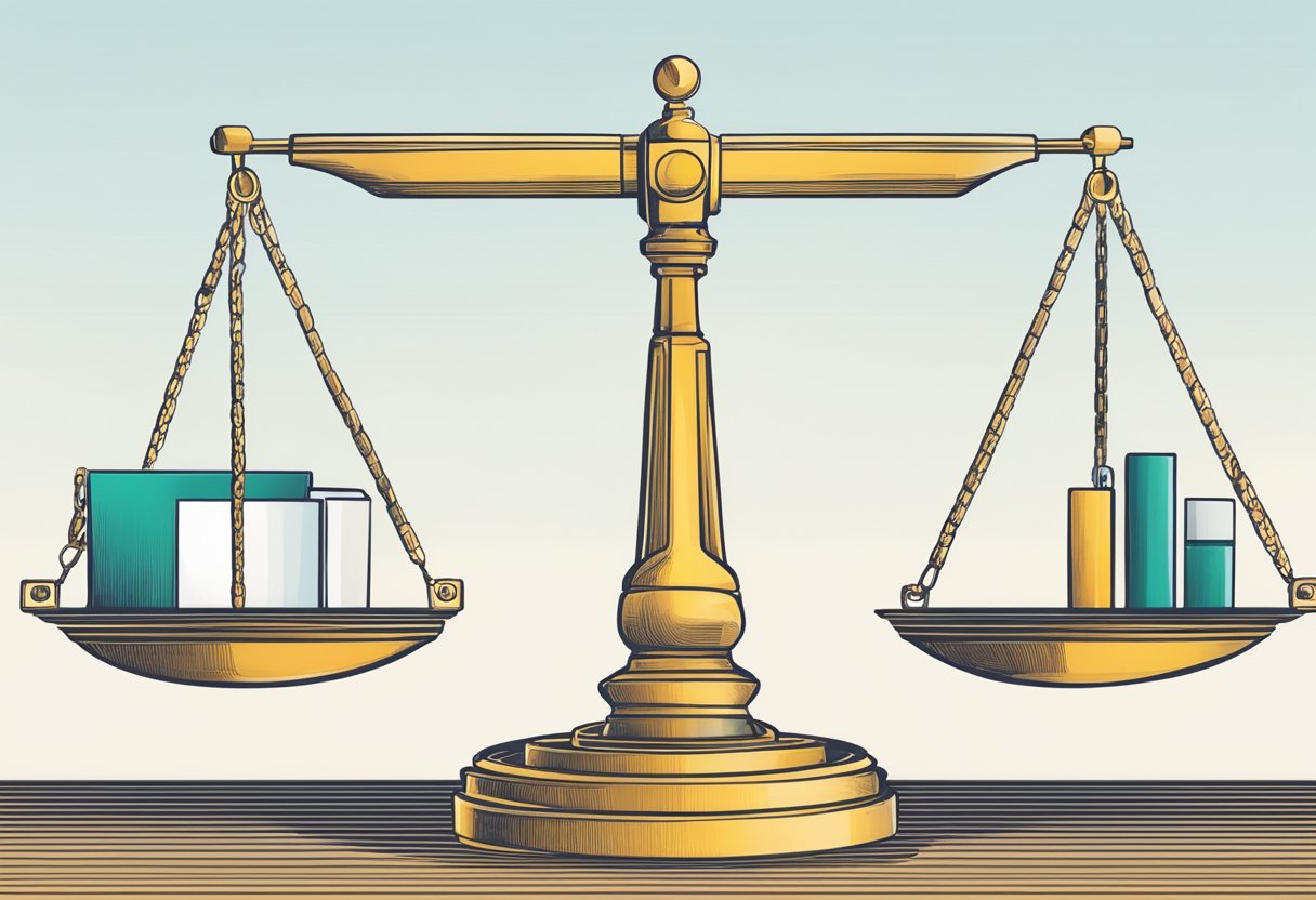 A scale balancing "Legal and Compliance Insights" on one side and "Parasec" and "Paracorp" on the other, with Parasec and Paracorp outweighing the other