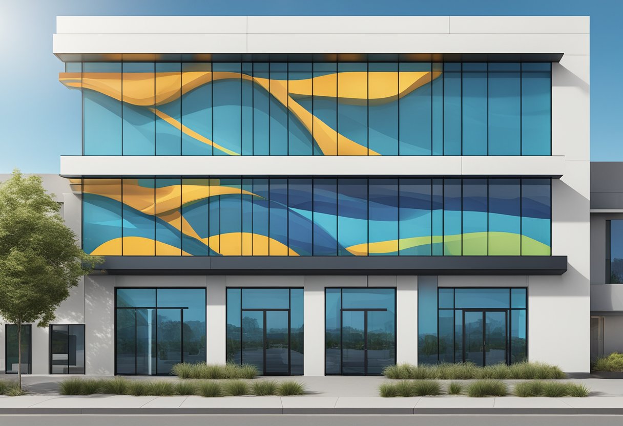 Paracorp California's logo displayed on a modern office building facade