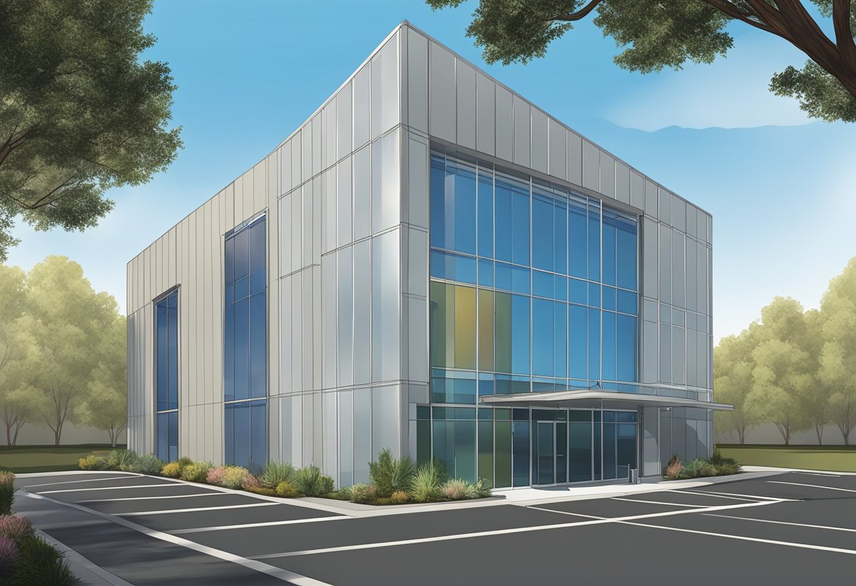 A modern office building with glass exterior and a sign reading "Paracorp Incorporated" at 2804 Gateway Oaks Dr 200 Sacramento CA 95833