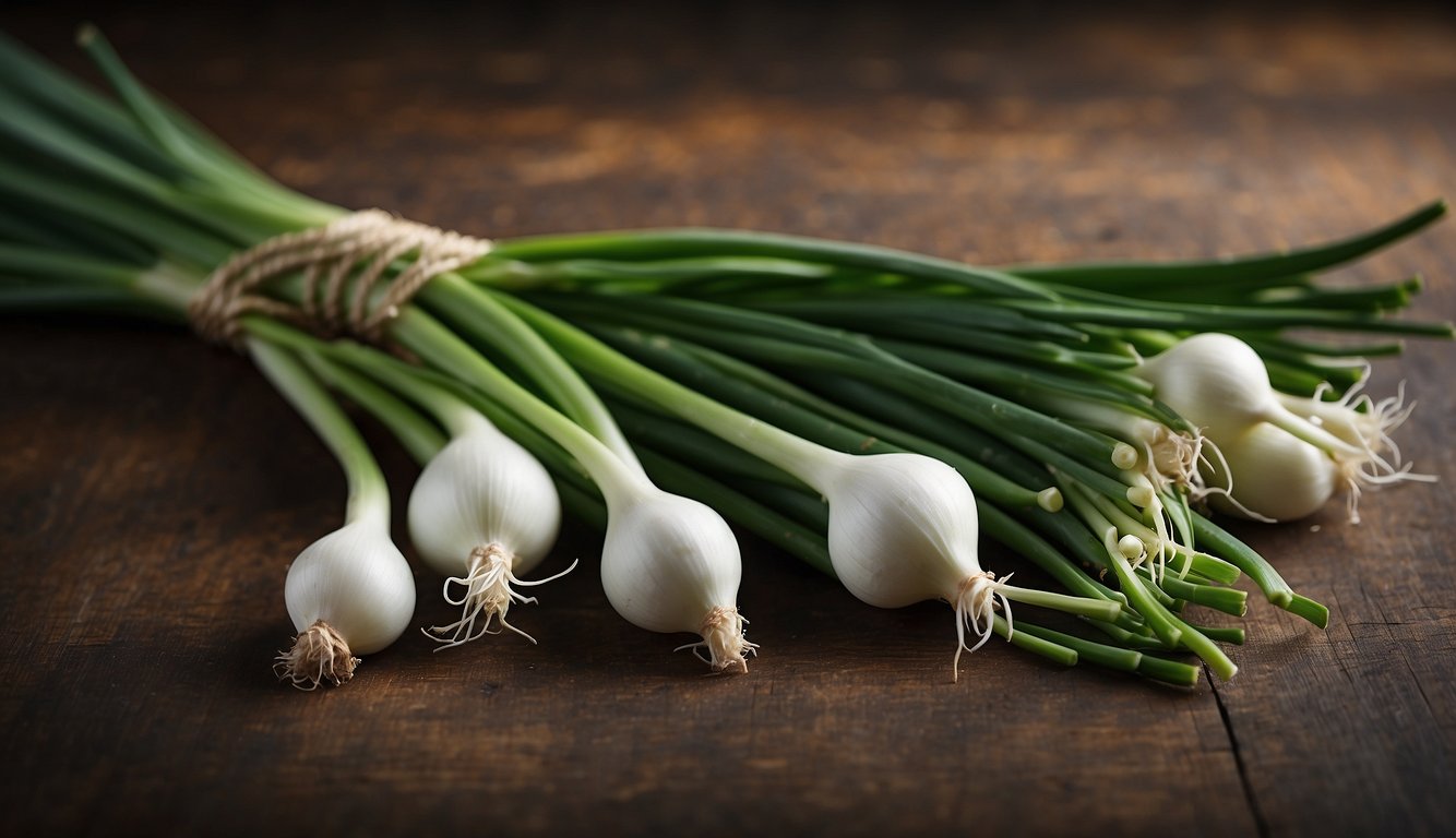 Green onions on a keto-friendly background with a prominent "Frequently Asked Questions" sign