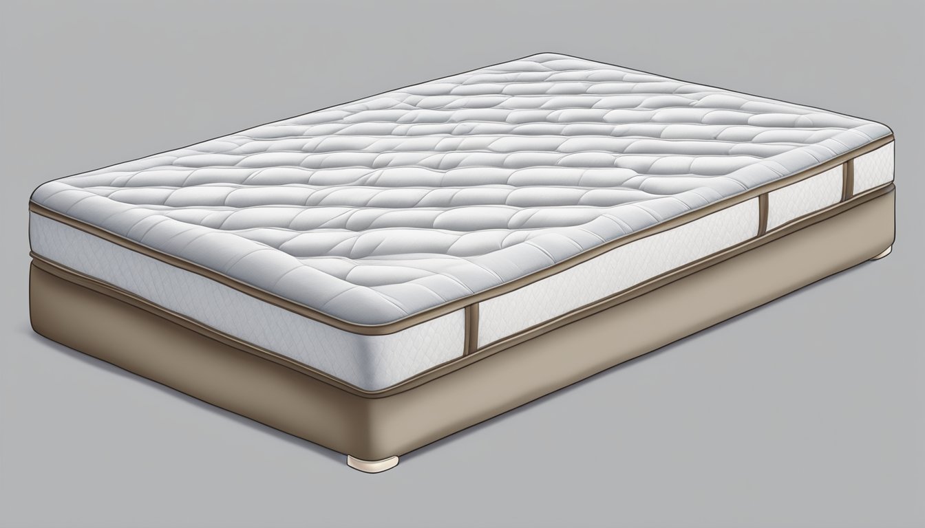 A mattress appears rigid, with no give when pressed