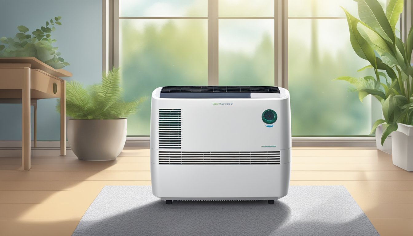 A dehumidifier clears the air, reducing mold and allergens, promoting better breathing and overall health