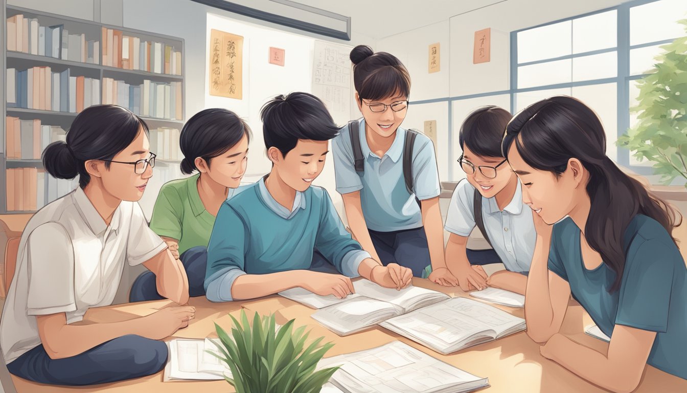 Best Chinese Tuition in Singapore: Top Picks for Students A group of students engage in interactive activities, immersing in Chinese language and culture at a tuition center in Singapore