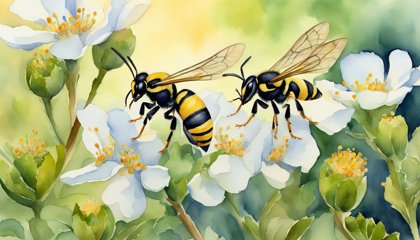 Wasps pollinate flowers, control pest populations, and are important predators in the ecosystem