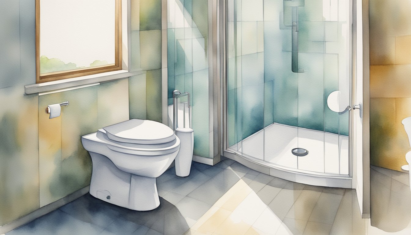 A modern toilet with advanced features, representing the impact and improvements in toilet technology