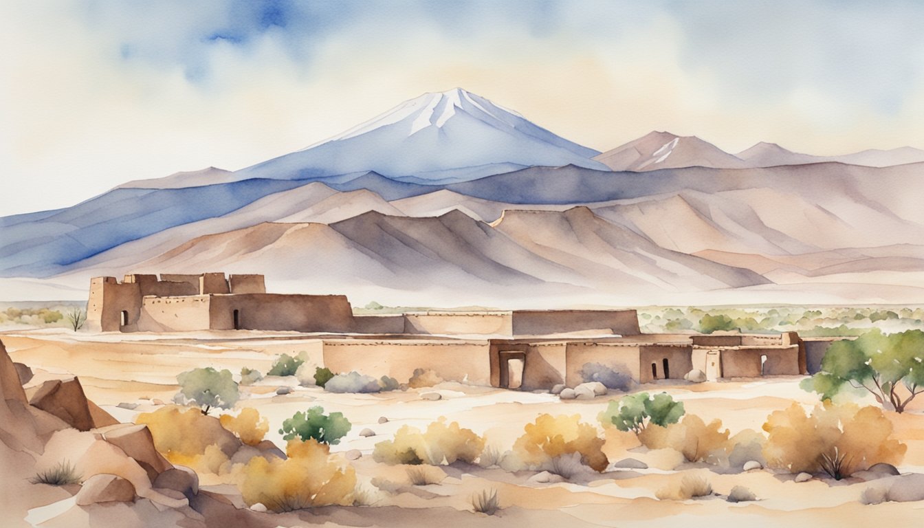 The Atacama Desert, with its arid landscape and ancient ruins, showcases the intersection of culture, history, and economy