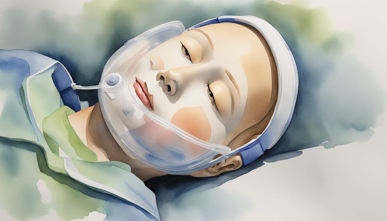 A CPR training dummy's face shows practical application and training