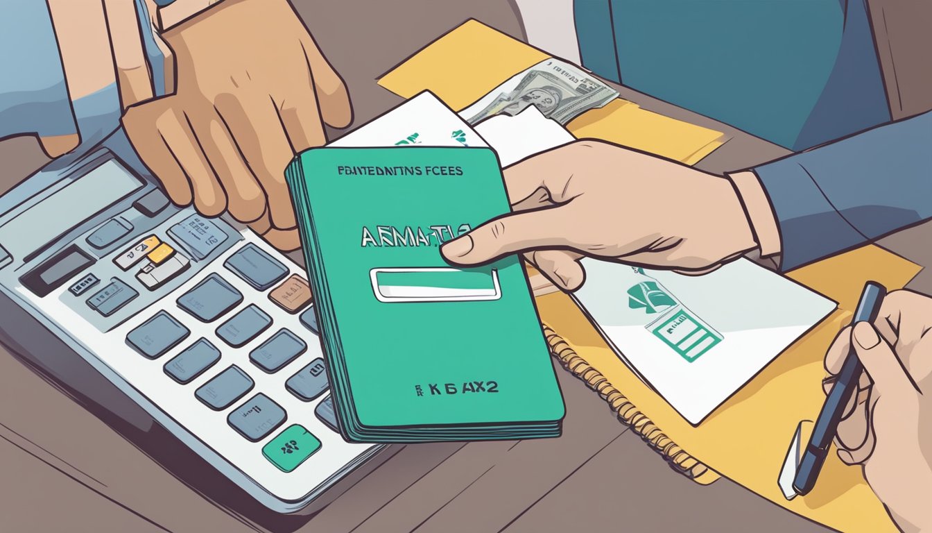 A hand reaches out to pay tuition fees, while a keycard is swiped for access to Kenneth Amath