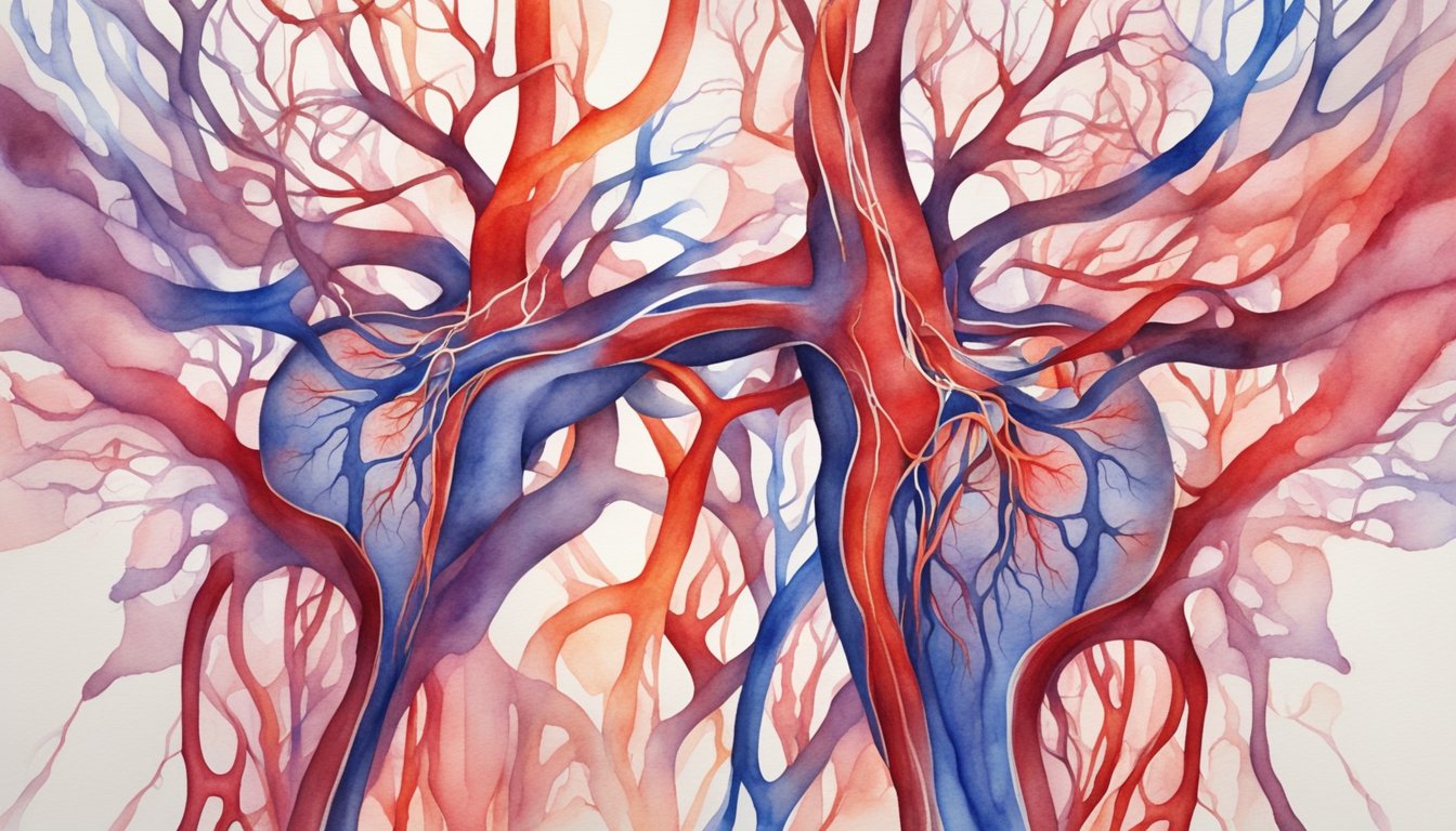 Blood flows through veins and arteries, carrying oxygen and nutrients.</p><p>Heart pumps blood to all parts of the body.</p><p>Diseases can affect circulation