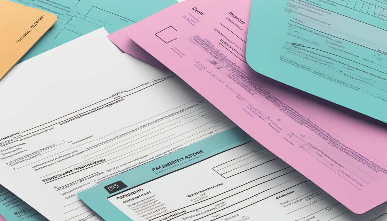 A stack of tuition payment forms with "Frequently Asked Questions" printed on top