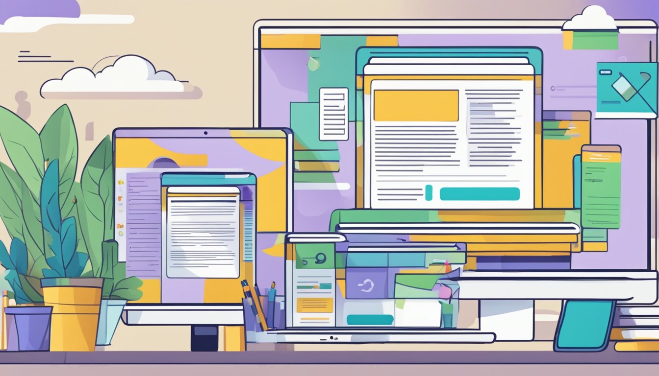 A computer screen displaying a website with a list of frequently asked questions about online secondary tuition