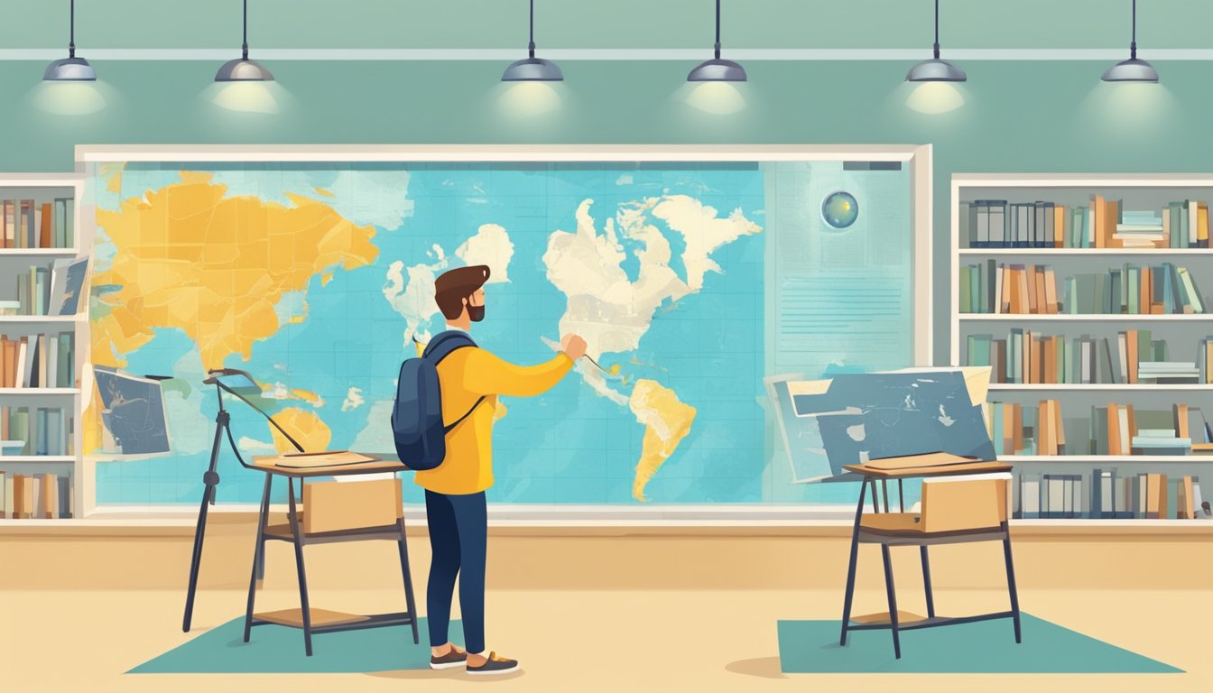 Secondary Geography Tuition: Boosting Your Child's Understanding of the World A student selects a geography tuition class from a list of options