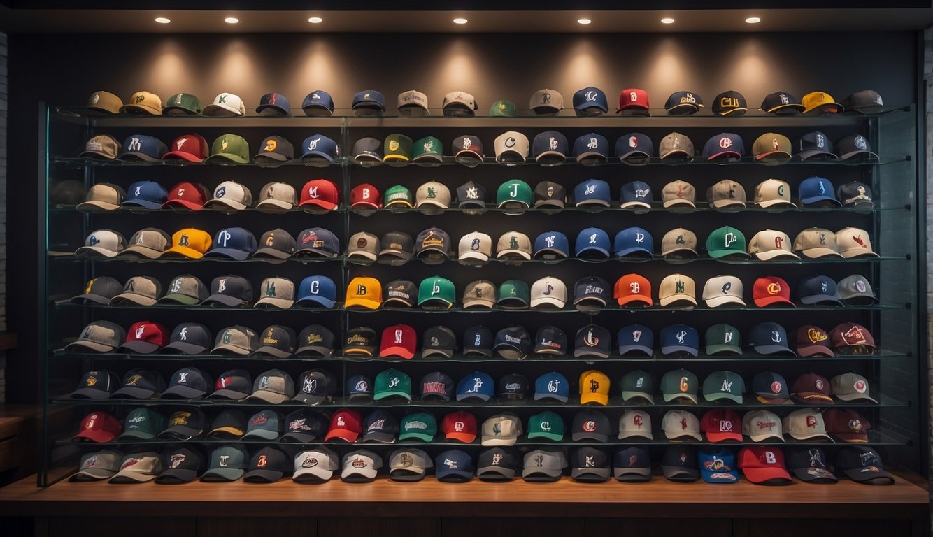 A display of top baseball brands, arranged neatly with logos visible