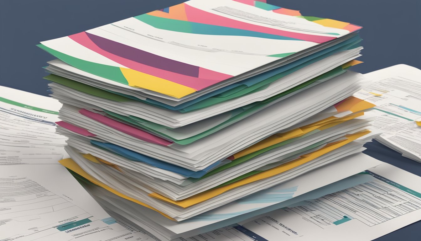 A stack of FAQ papers with "General Paper Tuition in Mauritius" printed on top