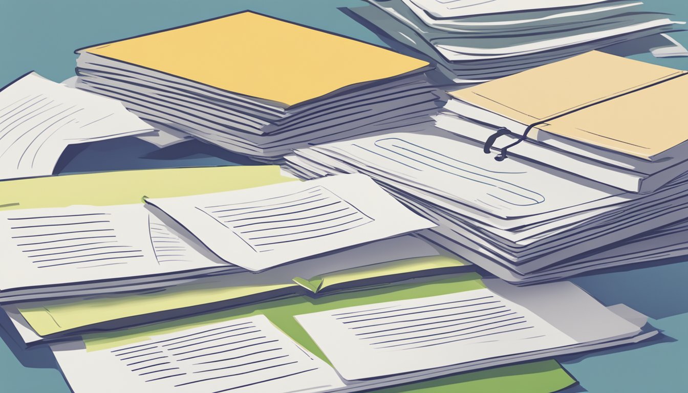 A stack of papers with "Frequently Asked Questions" and "immediate tuition assignment" written on them