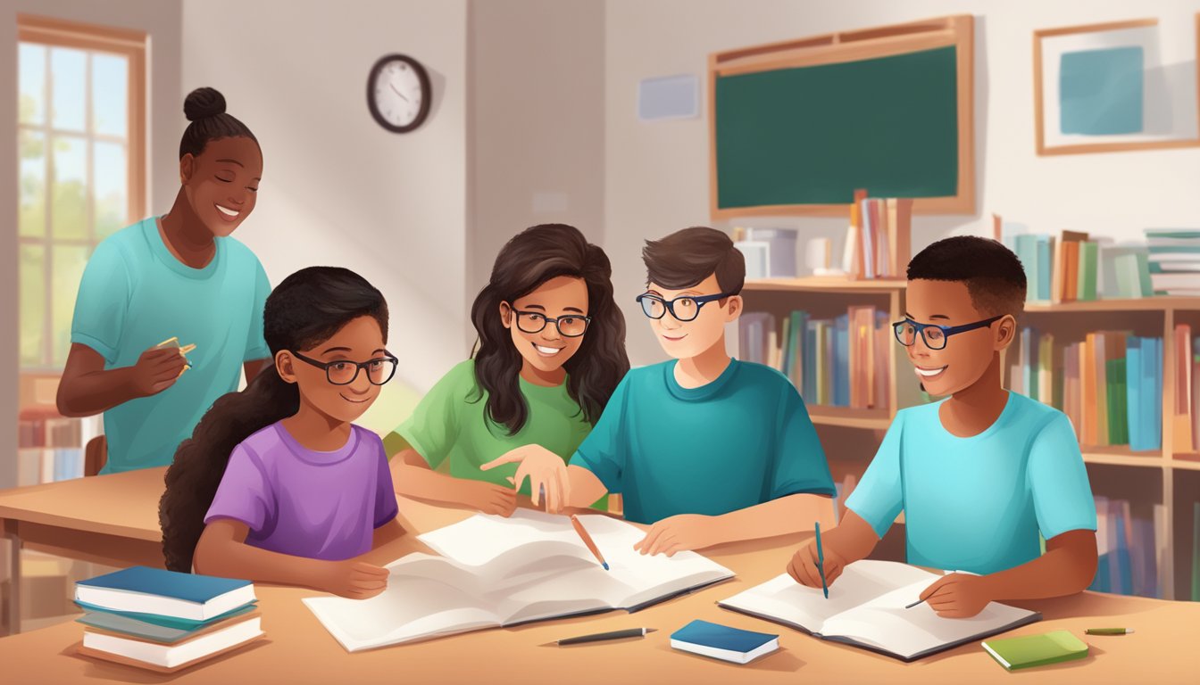 A diverse group of students with special needs engage in home tuition across different stages, with tutors providing personalized support and resources