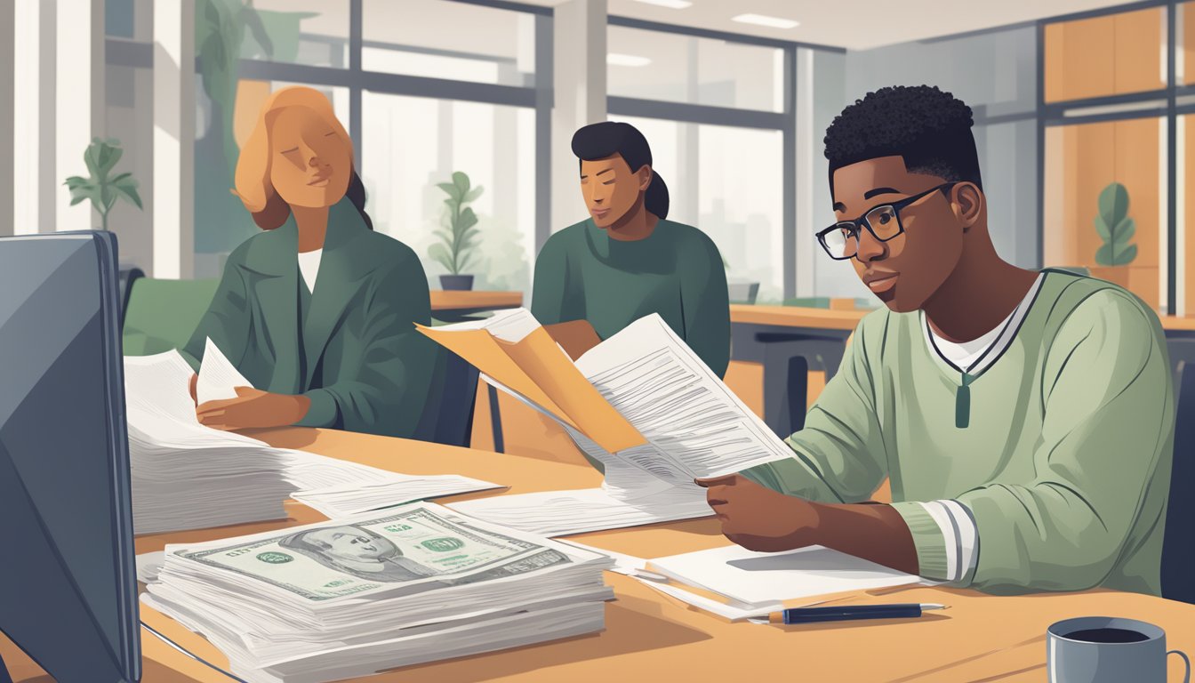 A student at Cleveland State University reviews a breakdown of tuition and fees, with a focus on understanding the costs associated with attending the institution