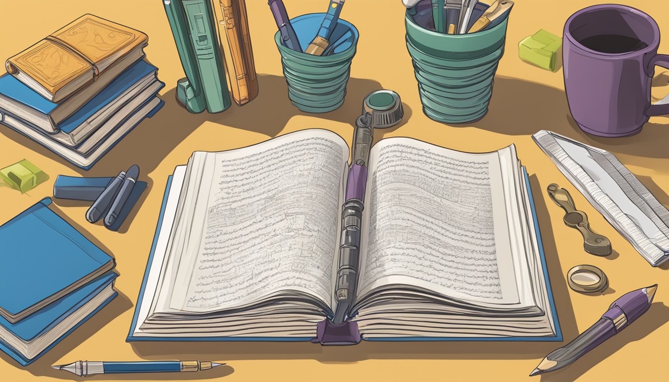 A book with "Linguistic Insights" on the cover, surrounded by Urdu text and a language tutor