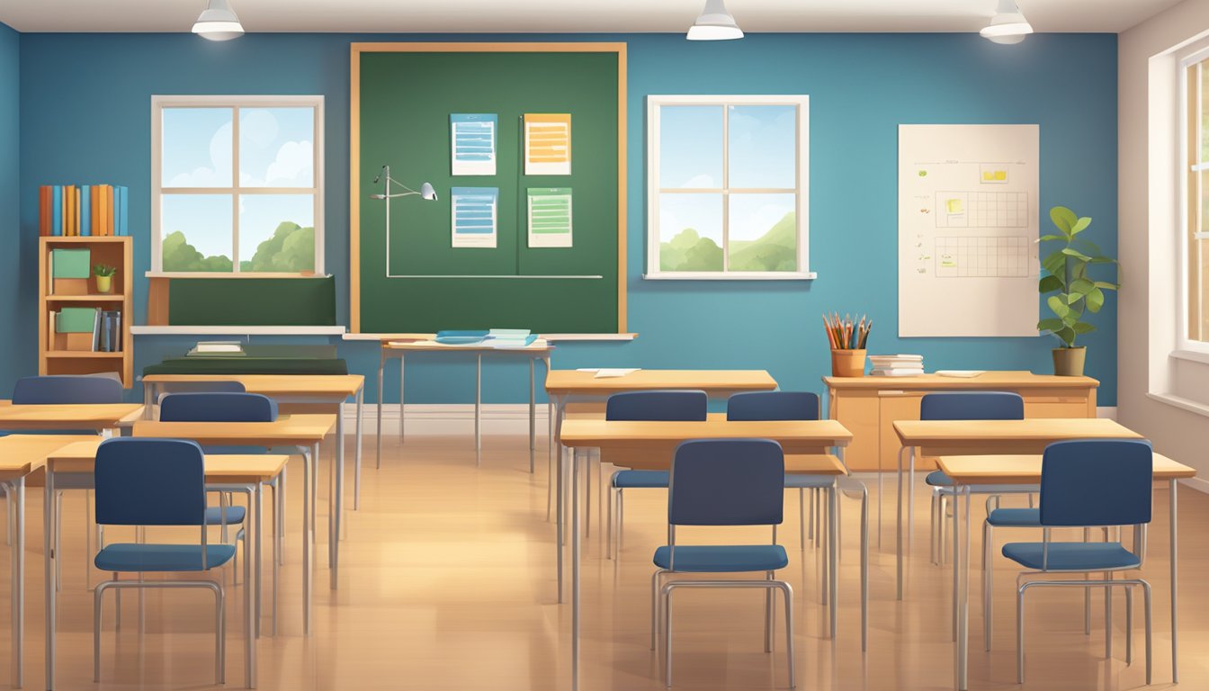Mastering English Tuition: A Guide for Singaporean Tutors A classroom with diverse learning materials, interactive technology, and comfortable seating arrangements for effective English tuition
