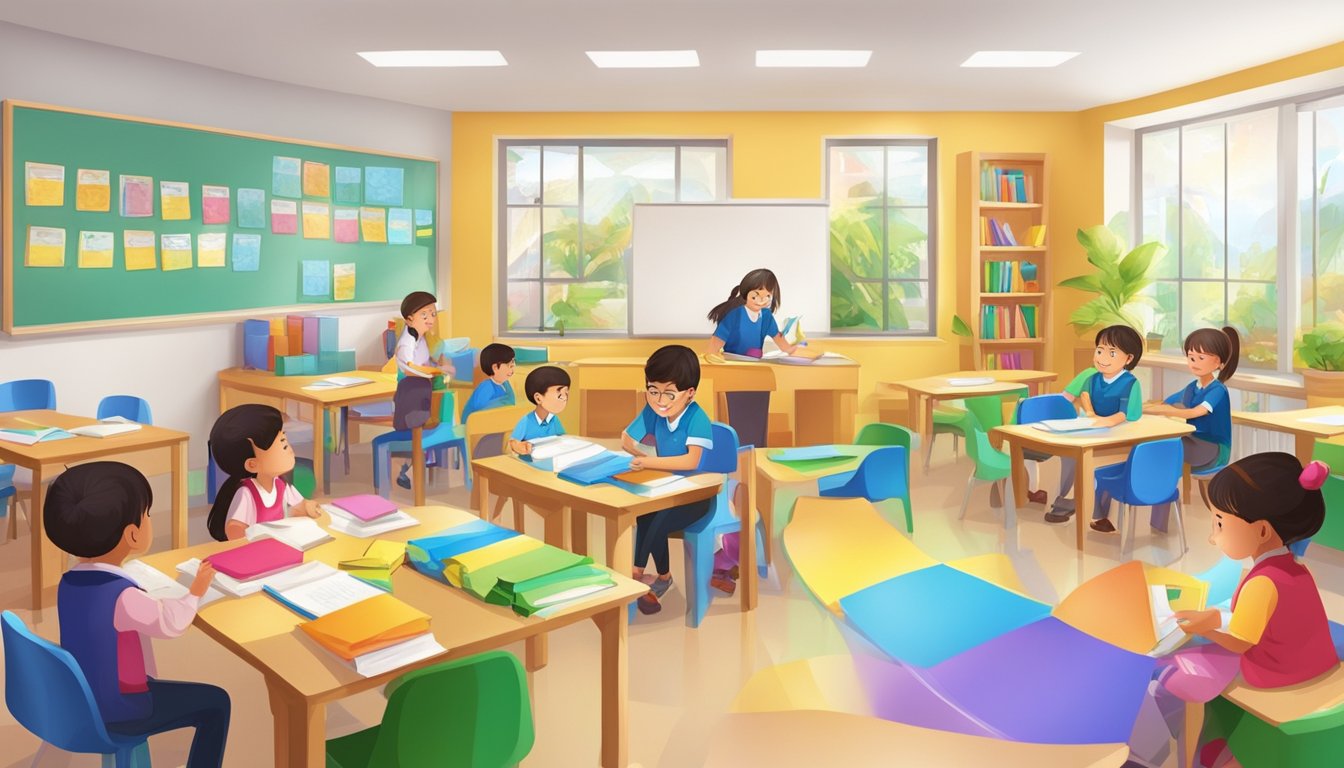 Educare Tuition Centre: Boosting Your Child's Academic Success The educare tuition centre bustles with students and teachers engaged in learning activities, surrounded by colorful educational materials and a welcoming atmosphere