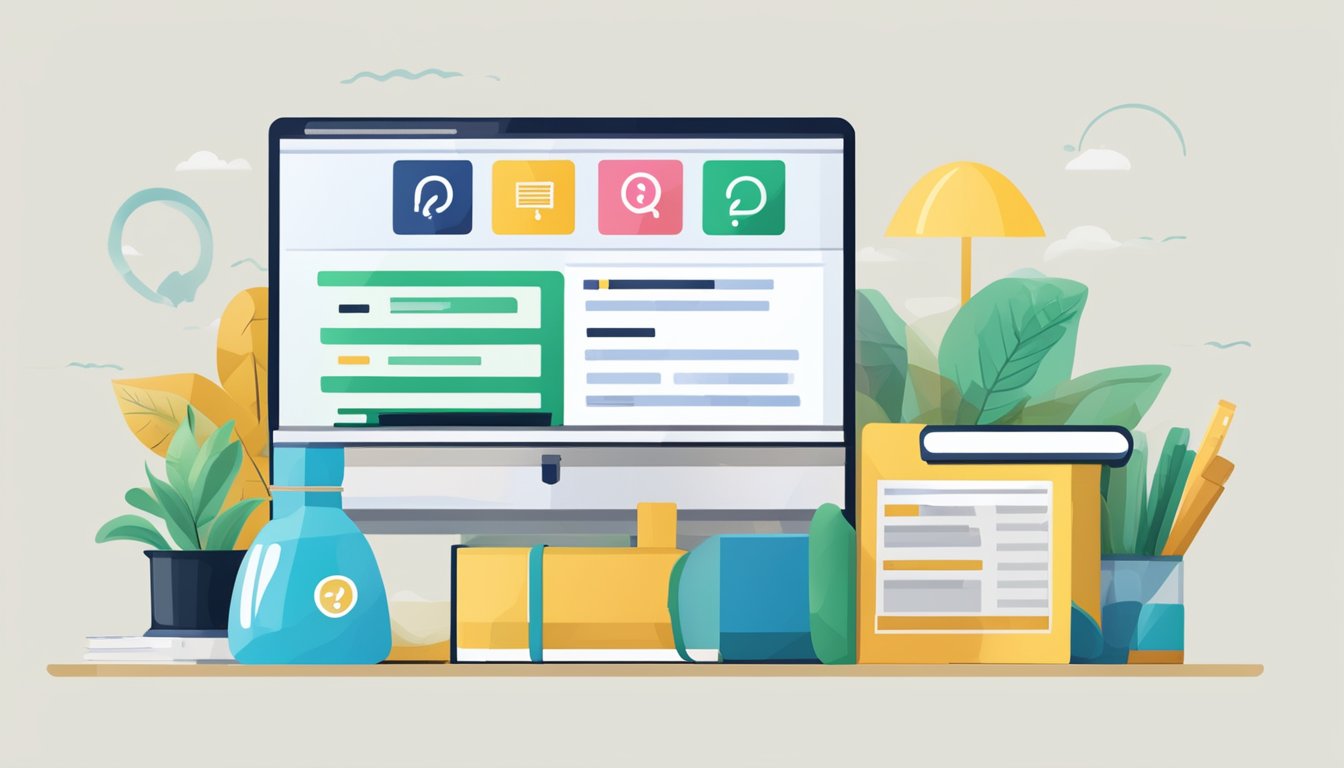 A computer screen displaying "Frequently Asked Questions" on the Tuition.com website