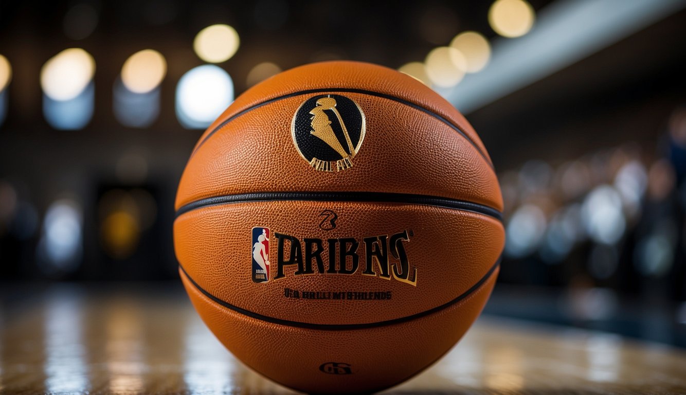 NBA players use a regulation size basketball for training and development. The ball is orange with black lines and has a circumference of 29.5 inches