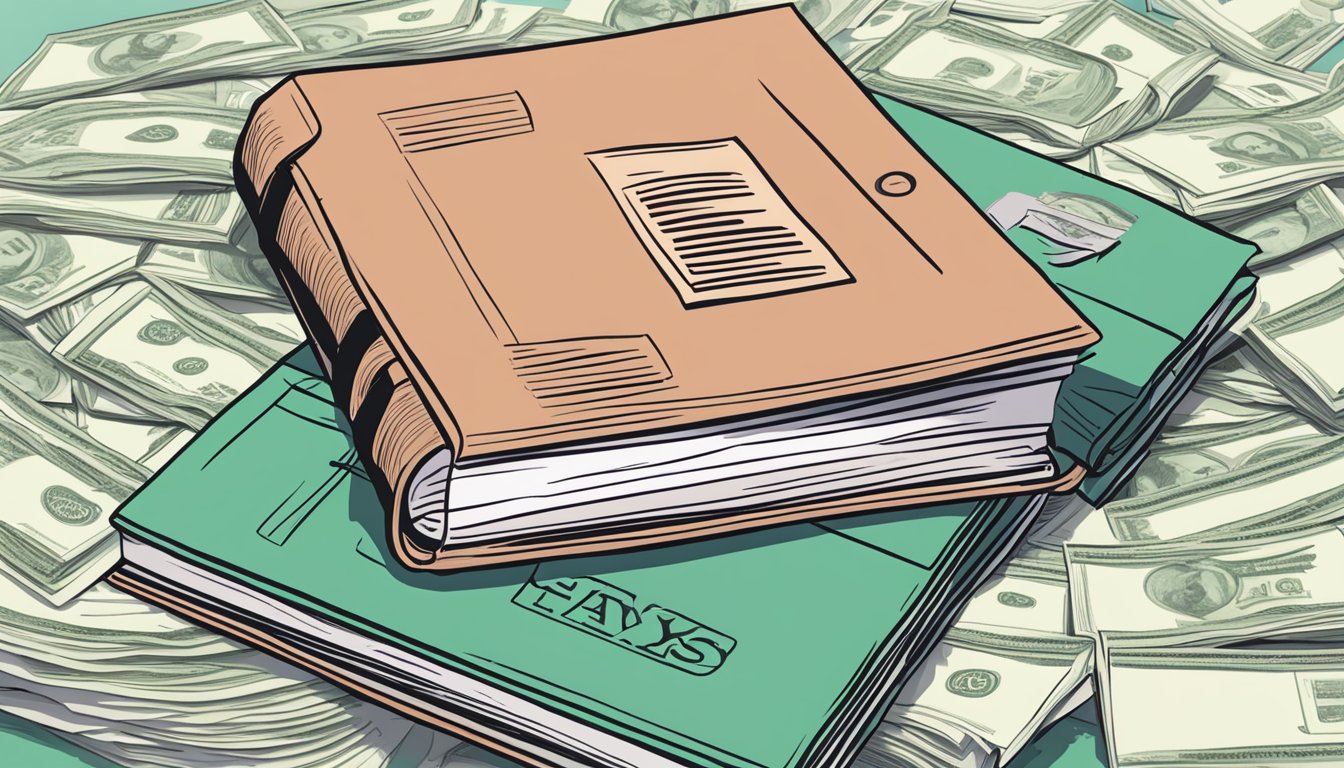 A stack of FAQ documents with "NYS Free Tuition" prominently displayed on the cover