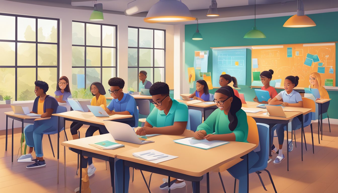 Students engage with 88Tuition