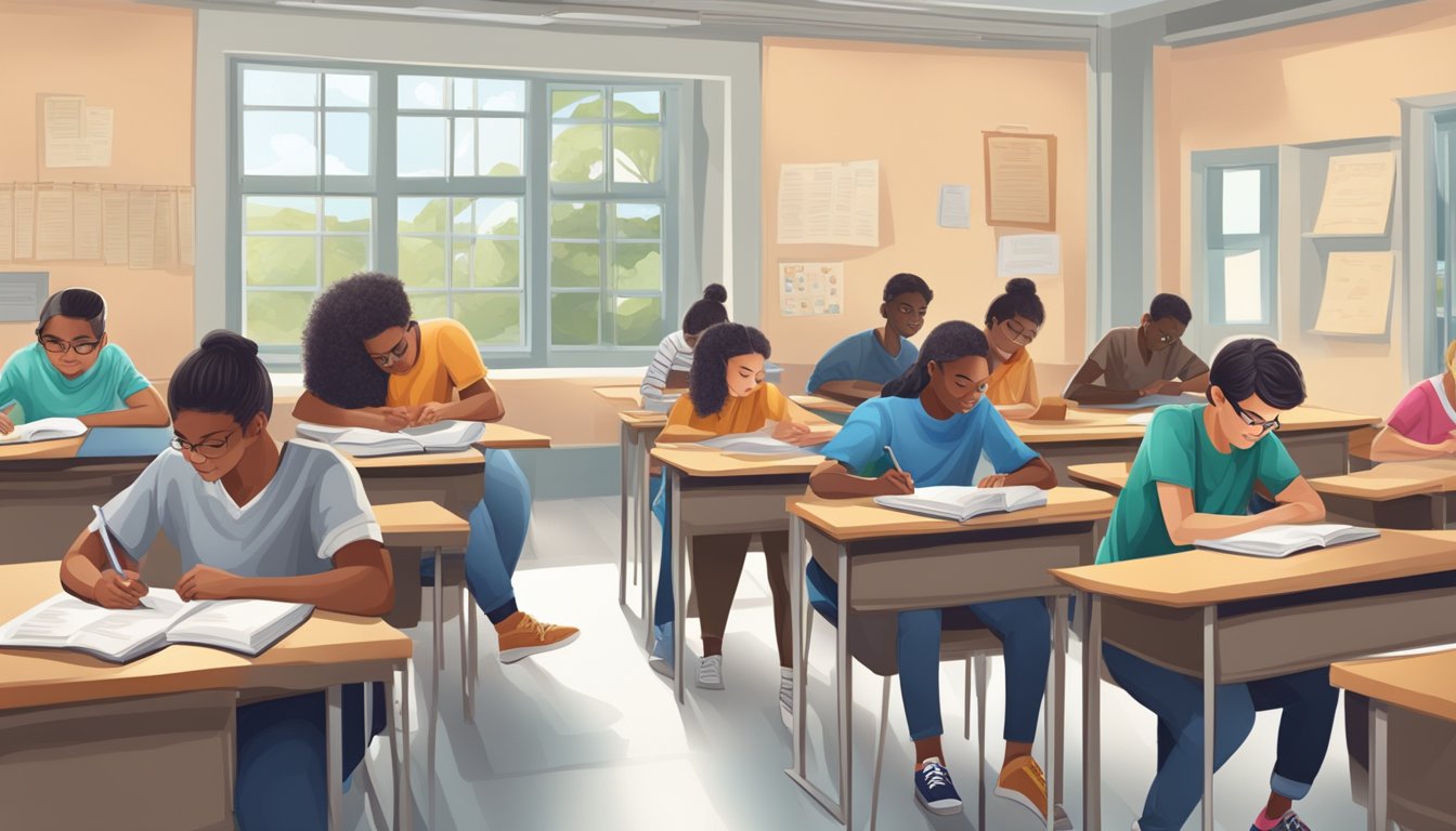 A student enrolling in classes, paying tuition, and embarking on an academic journey